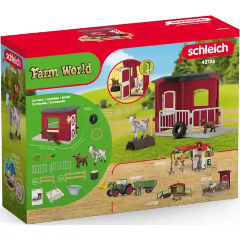 Schleich 42726 Kecskeól kecskével és gidával