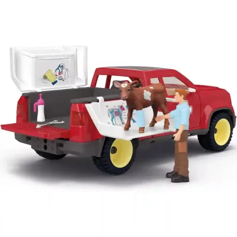 Schleich 42727 Állatorvosi látogatás a farmon