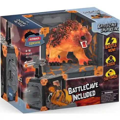 Schleich 42732 BattleCave lávamedve