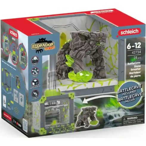 Schleich 42734 BattleCave harci kőzúzó