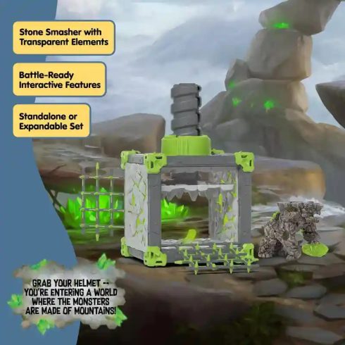 Schleich 42734 BattleCave harci kőzúzó