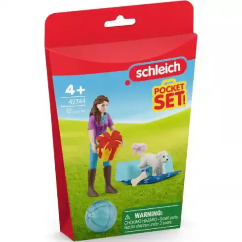 Schleich 42744 Szülinapi parti Lisával és kiskutyájával