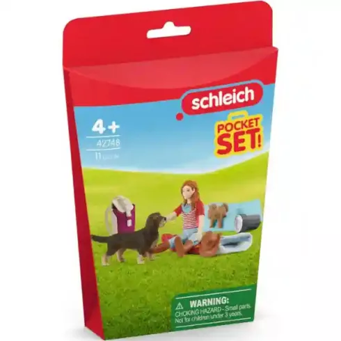 Schleich 42748 Éjszakai kaland Hannah-val és kiskutyájával