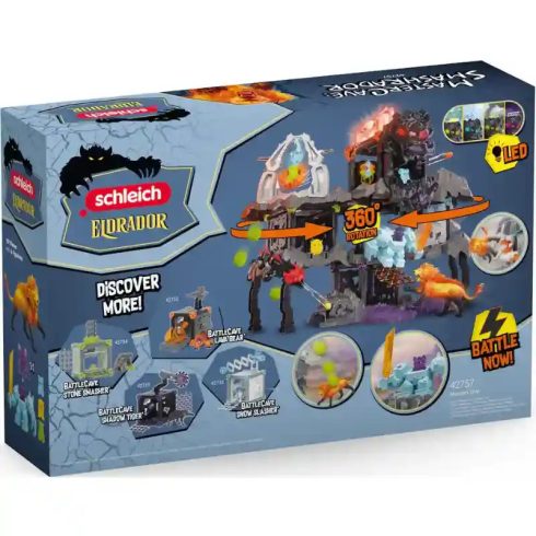 Schleich 42757 BattleCave Smashrador interaktív barlang figurákkal