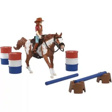   Schleich 42775 Hannah western lovaglókészlete Quarter horse lovával