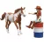 Schleich 42775 Hannah western lovaglókészlete Quarter horse lovával