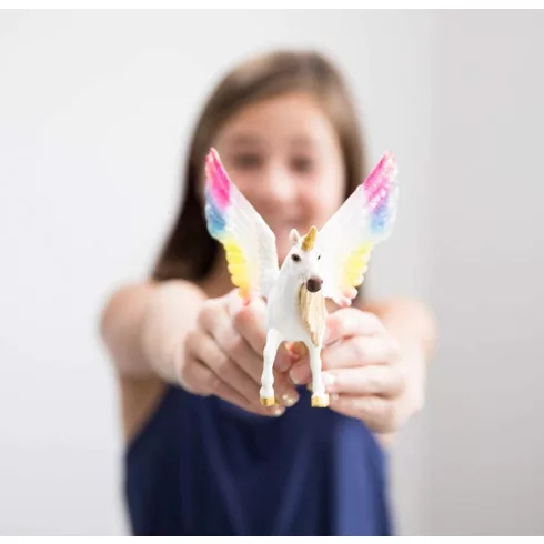Schleich 70576 Szivárványszínű pegazus-unikornis