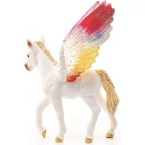 Schleich 70577 Szivárványszínű pegazus-unikornis csikó