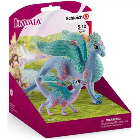 Schleich 70592 Virágsárkány és kicsinye