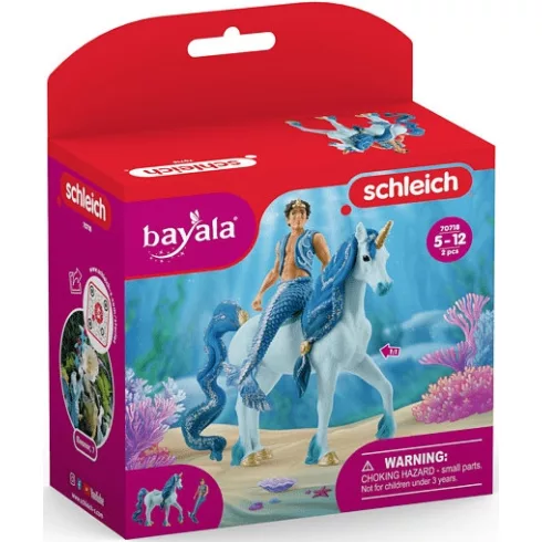 Schleich 70718 Ayron sellőfiú tengeri unkornison
