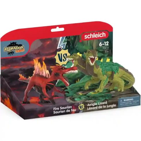 Schleich 70834 Tűzsárkány vs. Dzsungelgyík csatája