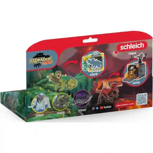 Schleich 70834 Tűzsárkány vs. Dzsungelgyík csatája