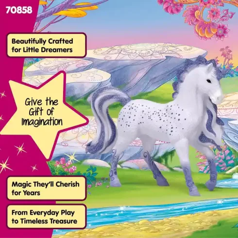 Schleich 70858 Kozmosz, az egyszarvú csődör