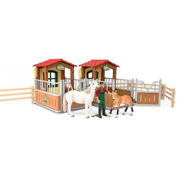 Schleich 72116 Látogatás az istállóknál