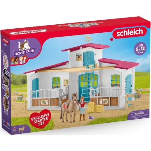 Schleich 72222 Lovarda lóval és figurával