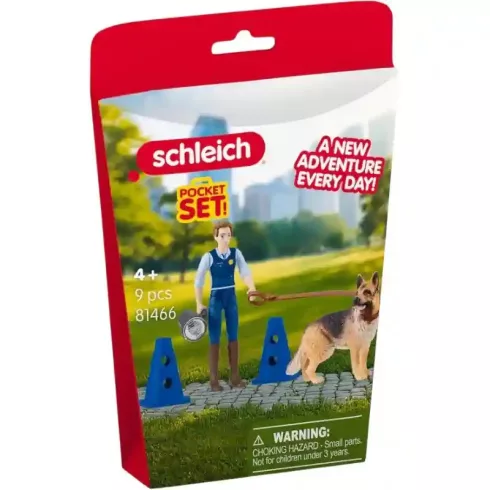 Schleich 81466 Rendőr németjuhász kutyával