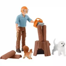 Schleich 81475 Erdész állatokkal