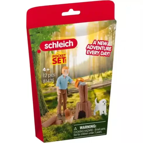 Schleich 81475 Erdész állatokkal