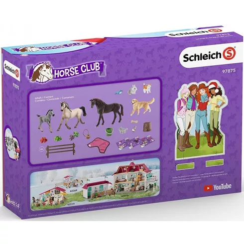 Schleich 97875 Adventi Kalendárium - Lovas klub