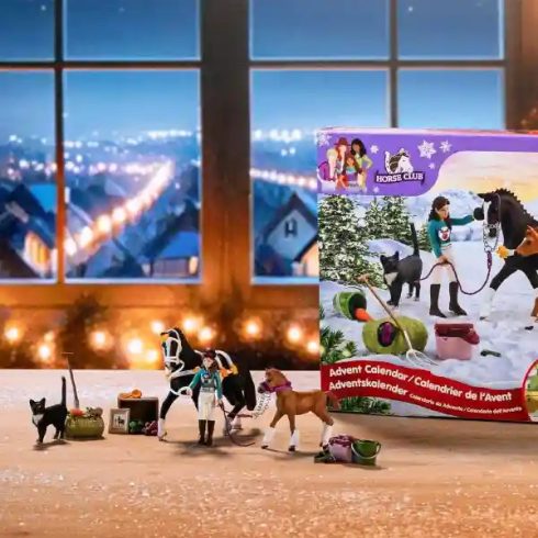 Schleich 99092 Karácsony - Adventi kalendárium, naptár - Lovas klub (csomagolássérült)