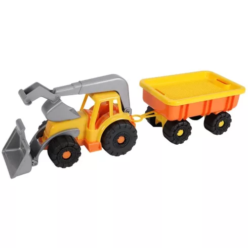 Simba Toys Androni - Homokozó markoló utánfutóval 50cm - sárga (107134118)