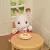 Epoch - Sylvanian Families 5567 Piros tetős babaház bútorokkal és csokoládényuszi figurával