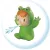 Smoby Cotoons 110618 Fürdőkád ülőke, fürdetőszék babáknak