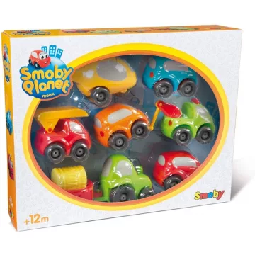 Smoby Vroom Planet 120217 Műanyag kisautó készlet