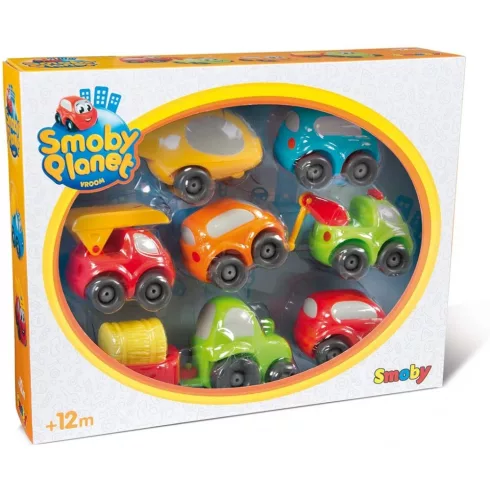 Smoby Vroom Planet 120217 Műanyag kisautó készlet