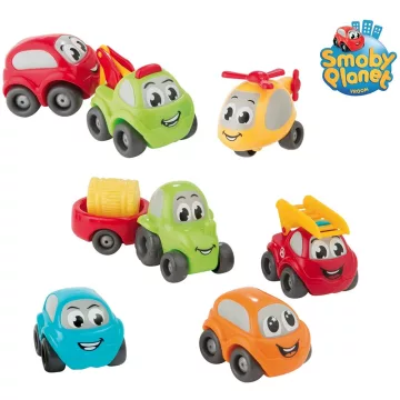 Smoby Vroom Planet 120220 Műanyag kisautó készlet