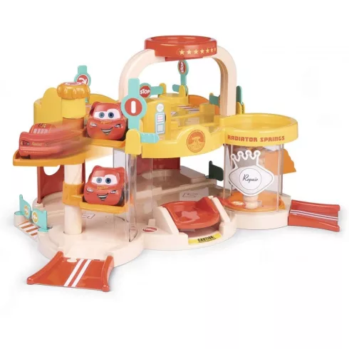 Smoby Vroom Planet 120423 Verdák kétszintes garázs