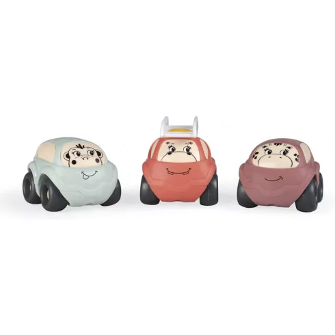 Smoby Műanyag kisautó készlet hordozható ládában