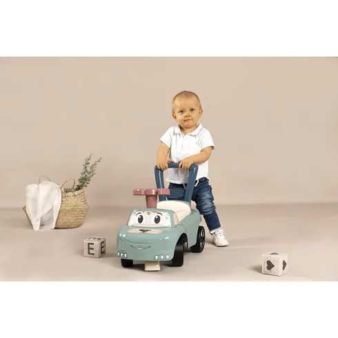 Smoby 2 az 1-ben cicás bébitaxi és járássegítő