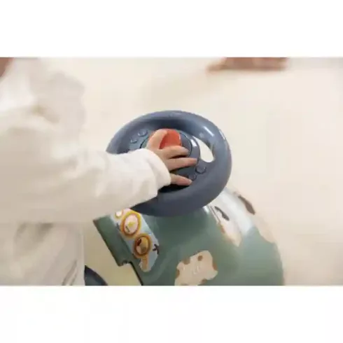 Smoby 2 az 1-ben cicás bébitaxi és járássegítő dudával