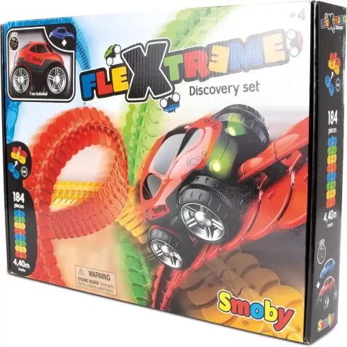 Smoby FleXtreme Discovery Set - Kezdőkészlet autóval és pályával