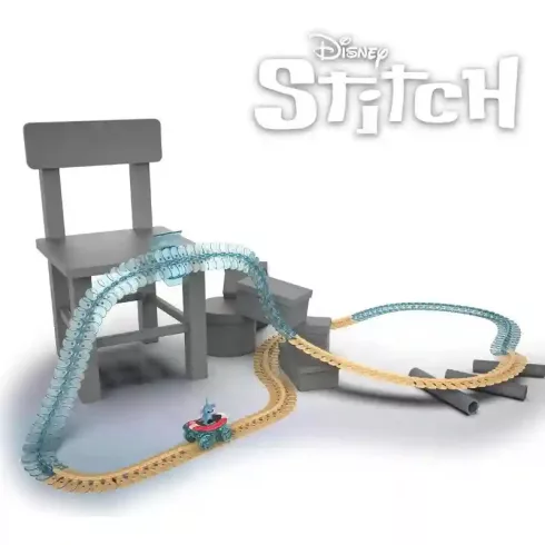 Smoby FleXtreme Disney - Stitch kezdőkészlet járművel és pályával