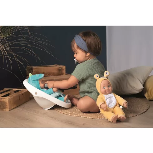 Smoby 210207 Minikiss 3 az 1-ben járássegítő, babakocsi és babaülőke