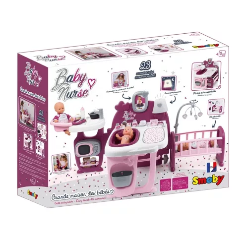Smoby 220349 Baby Nurse nagy babacenter játékbabáknak