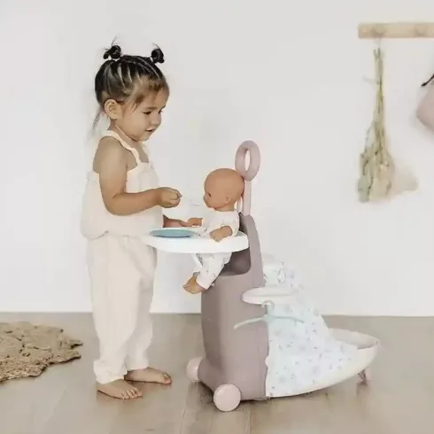 Smoby Baby Nurse 3 az 1-ben babacenter játékbabáknak