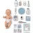   Smoby Baby Nurse babacenter pisilős játékbabával és elektronikus bébiőrrel