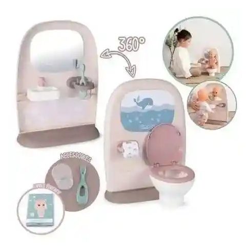 Smoby Baby Nurse WC és kézmosó játékbabáknak