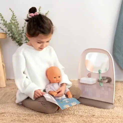 Smoby Baby Nurse WC és kézmosó játékbabáknak