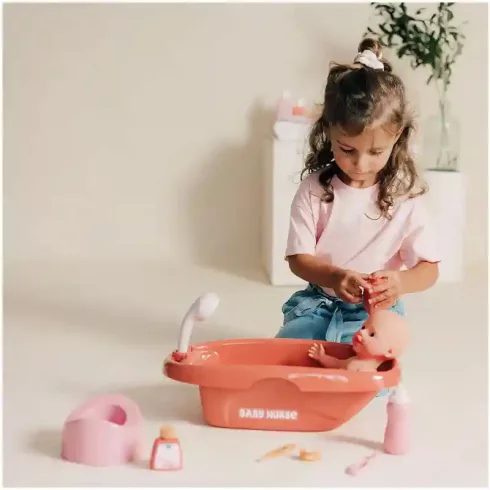 Smoby Baby Nurse babakád kiegészítőkkel játékbabáknak