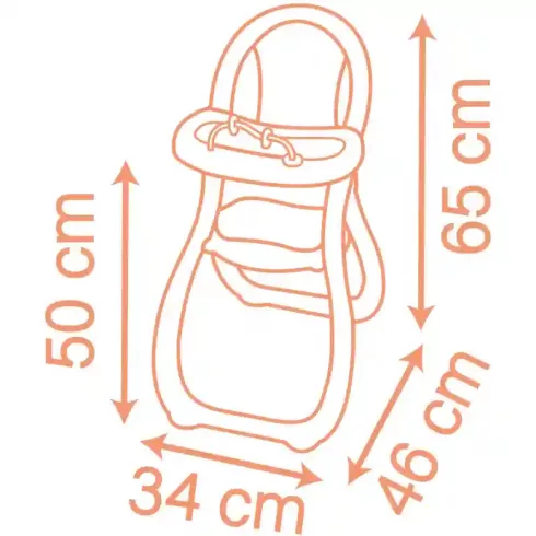 Smoby Baby Nurse etetőszék játékbabáknak