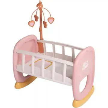 Smoby Baby Nurse bölcső kiságyforgóval játékbabáknak