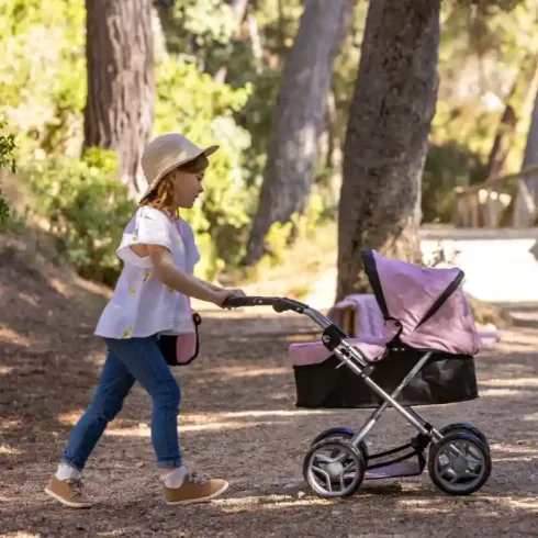 Silver Cross fémvázas összecsukható babakocsi játékbabáknak