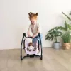 Smoby Maxi-Cosi 3 az 1-ben rózsaszín fémvázas etetőszék játékbabáknak