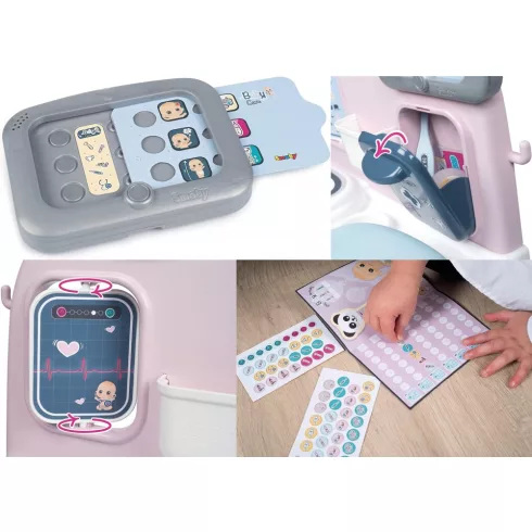 Smoby 240300 Baby Care orvosi babacenter játékbabával