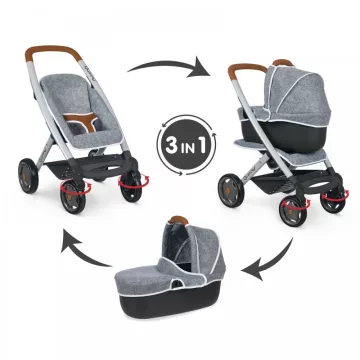   Smoby 253104 Maxi Cosi & Quinny 3 az 1-ben babakocsi játékbabáknak