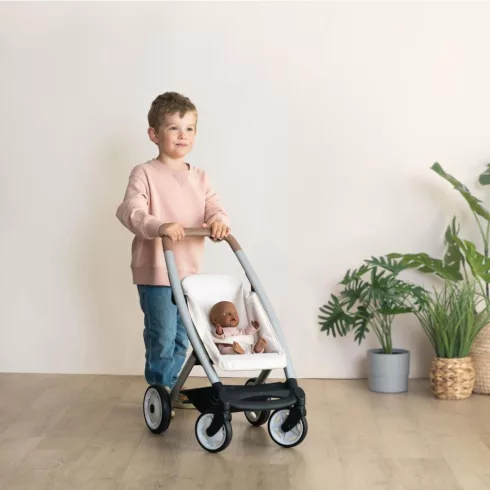 Smoby Maxi-Cosi 3 az 1-ben bézs fémvázas babakocsi játékbabáknak
